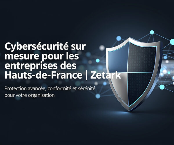Cybersécurité pour entreprises en Hauts-de-France : solutions sur mesure, protection des données et audit sécurité par Zetark, expert local à Téteghem et Villeneuve-d'Ascq.