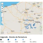 carte fermeture réseau cuivre Hauts-de-France Dunkerque Lille 2027 2028 2029